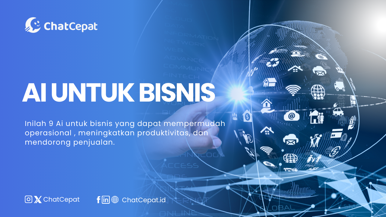 9 AI untuk Bisnis yang Meningkatkan Produktivitas Perusahaan